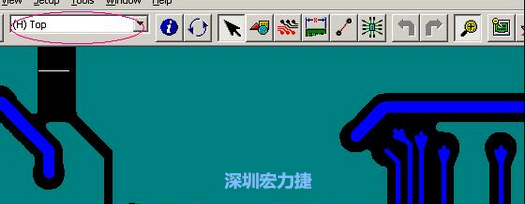如果图形像下图一样无法显示钻孔，只须图（186）将红色圈住的活动层改为当前显示层即可。