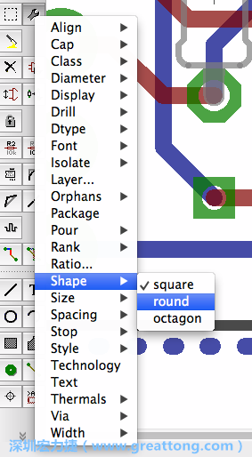 你可以在元件定位或是绘制完成之后，使用「变更/扳手（Change/wrench）」工具来改变元件里很许多多不同的性质。